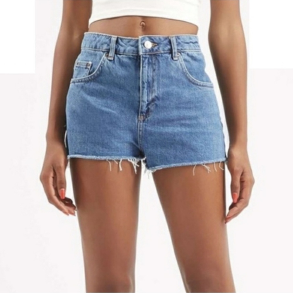 Topshop Moto Mom Shorts
